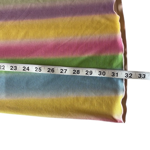 Onia Skirt Set Leah Shimmer Rainbow stripe , a hint of metallic, size M - Picture 11 of 12